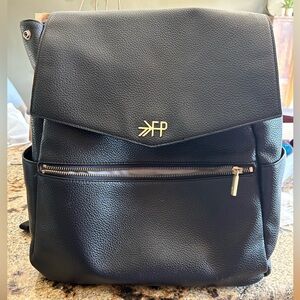 Freshly Picked black diaper bag